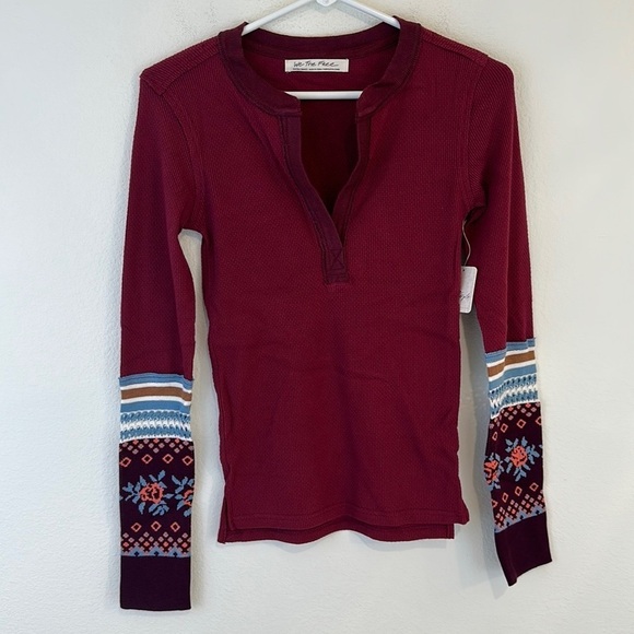 NWT Free People Mikah Layering Cuff Wine Combo - Picture 2 of 12